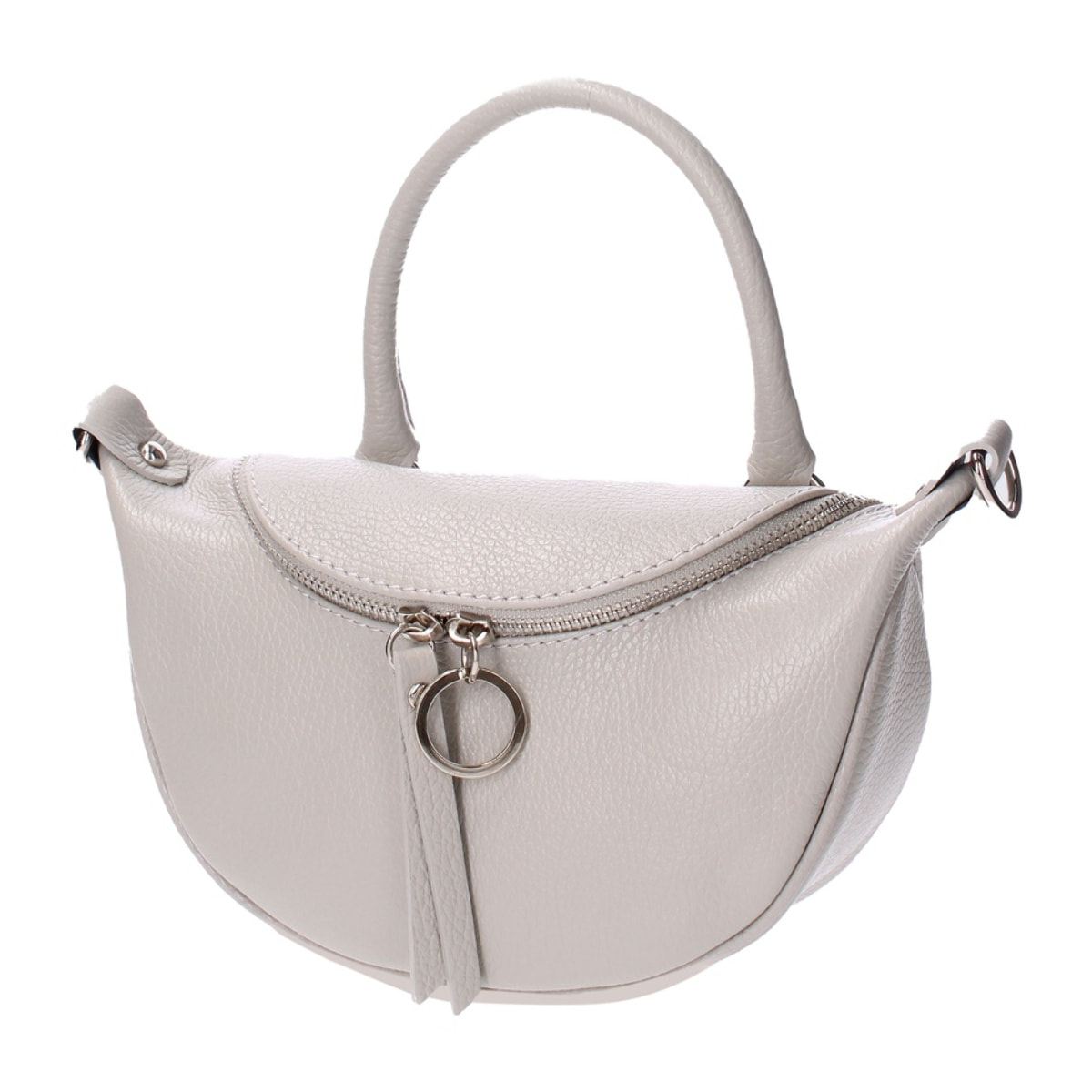 Borsa a mano da donna - Modello Mae - Vera pelle - 26.0 x 13.0 x 8.0 cm