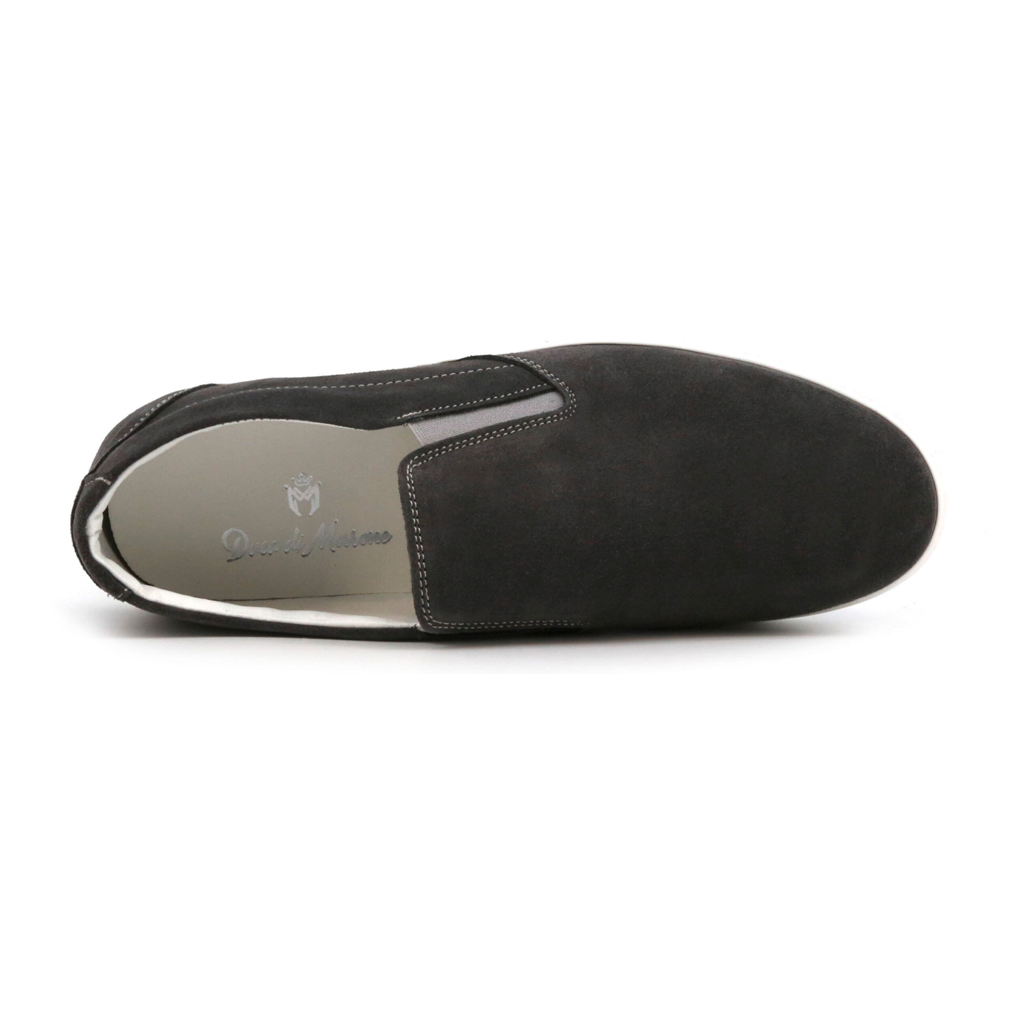 Zapatos Slip On para Hombre - Duca di Morrone Elia Suede Gray