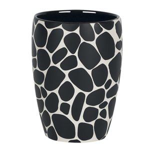 Gobelet Céramique DARWIN PEBBLE Noir Spirella