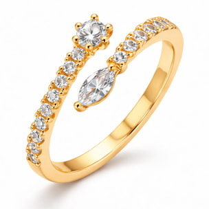 Anillo Guewa acabado oro amarillo 18k