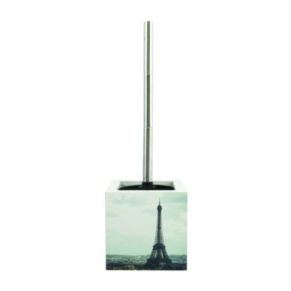 Brosse Wc avec support MDF & Inox Tour Eiffel MSV