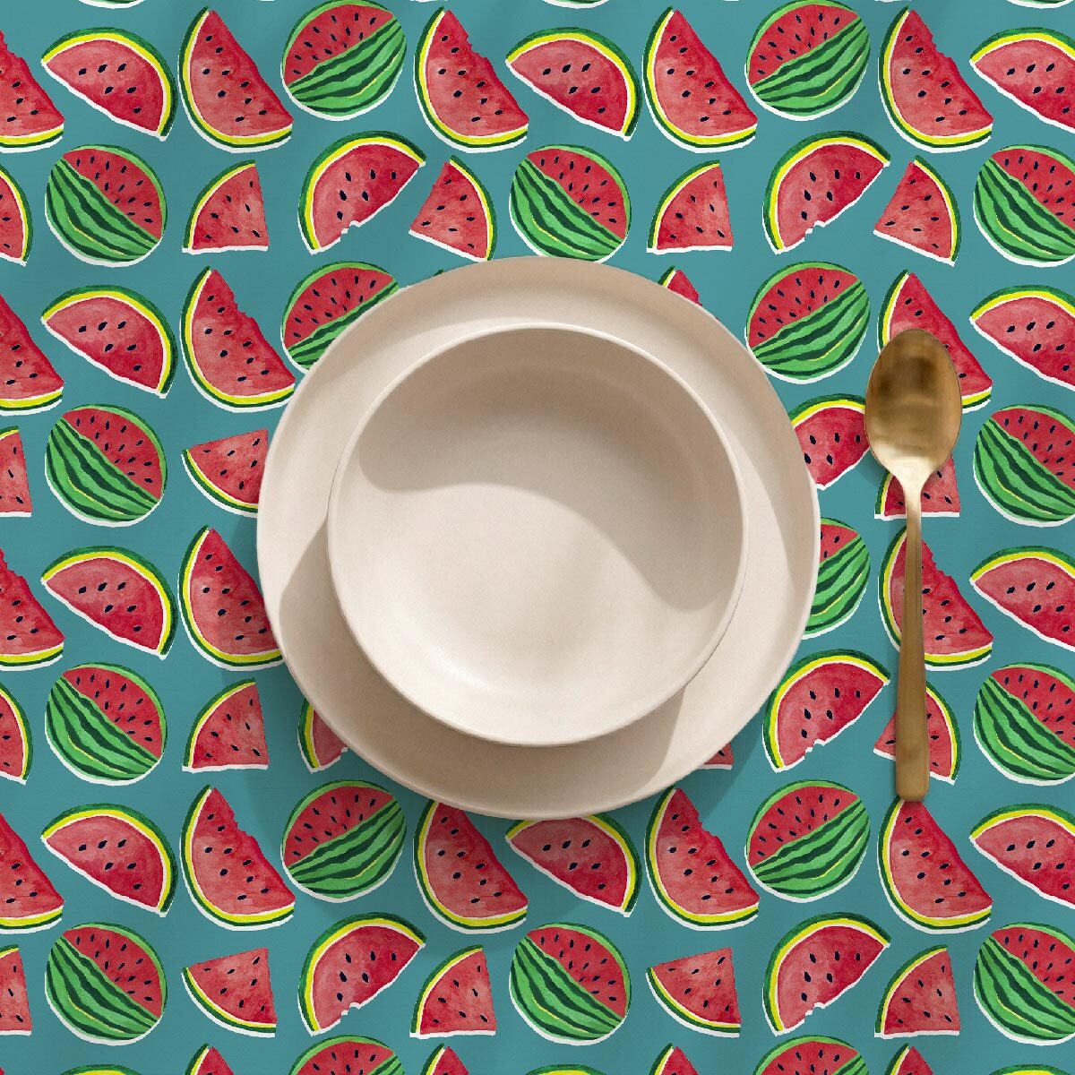 Mantel antimanchas Water Melon - 100% algodón -
