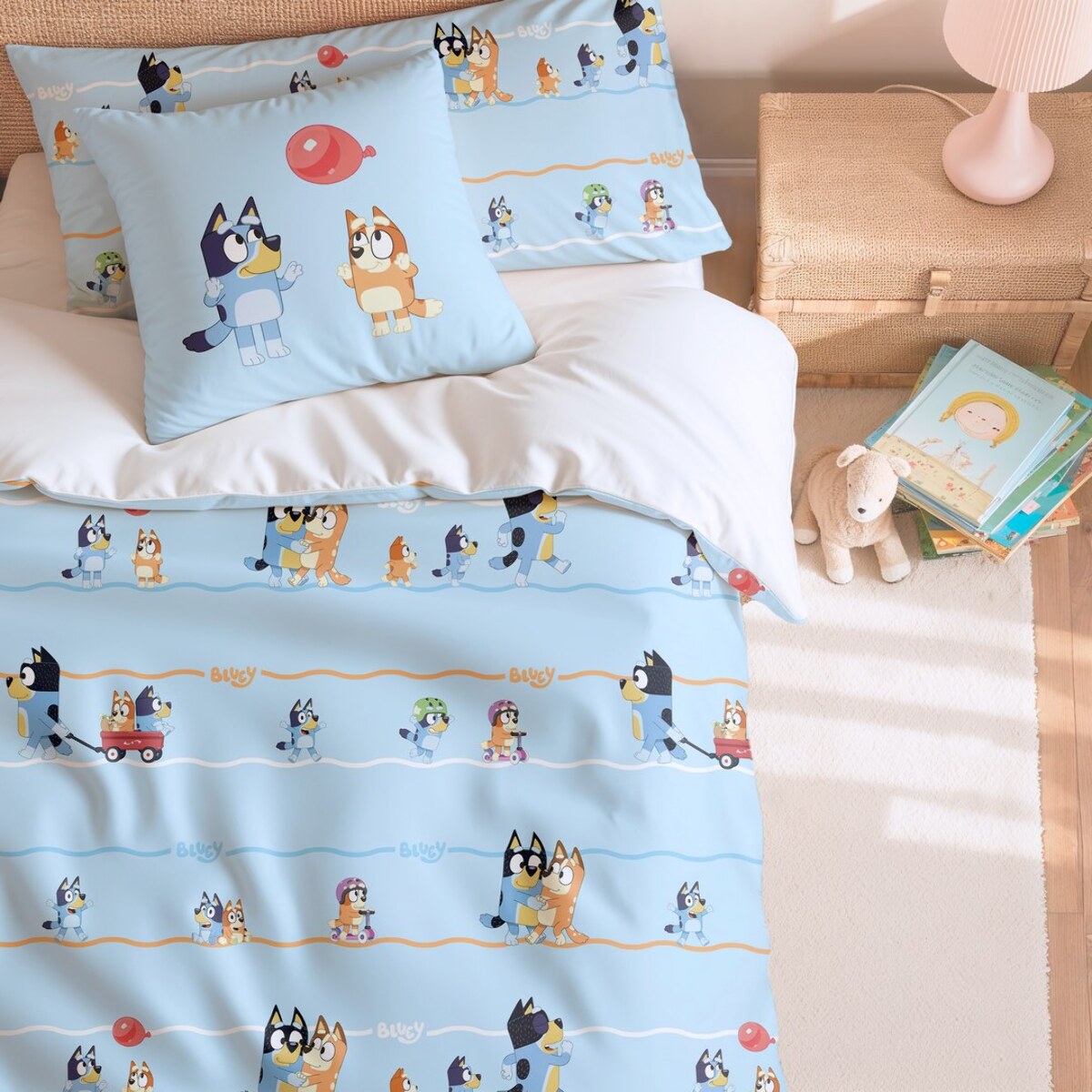 Funda nordica BLUEY + funda almohada 65x65