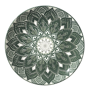 Service Vaisselle 12pcs Mandala Vert