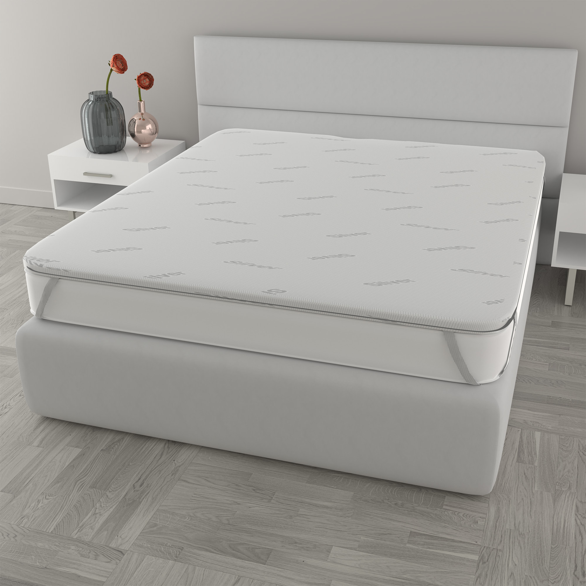 TOPPER VAULT CON FODERA SILVER