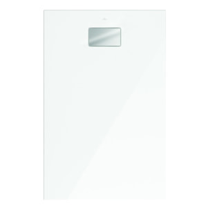 Receveur zero ressaut Le Valence blanc céramique avec cache-bonde