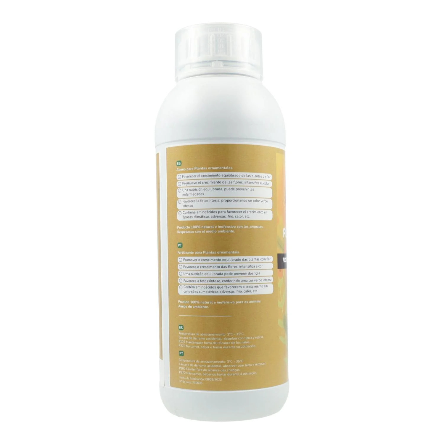 Abono Líquido Plantas de Flor Planeta Huerto 1 l