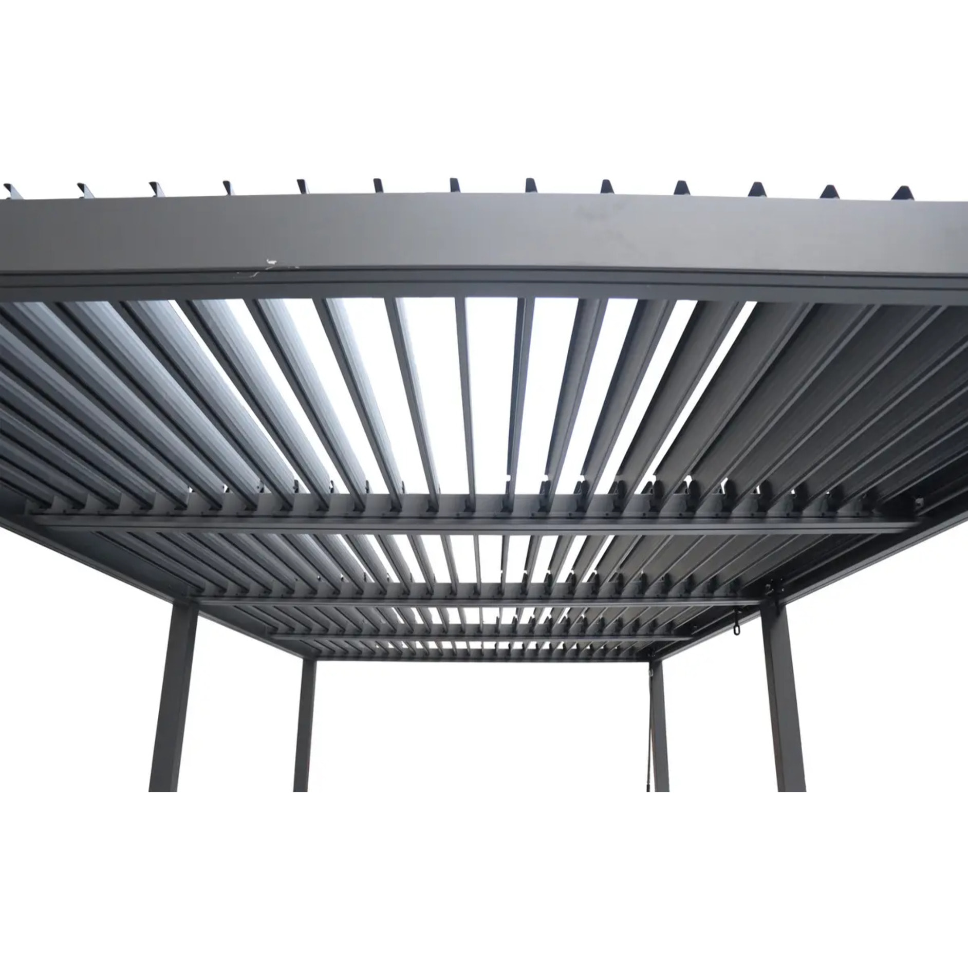 Pergola autoportante Evonis 6x3m gris graphite