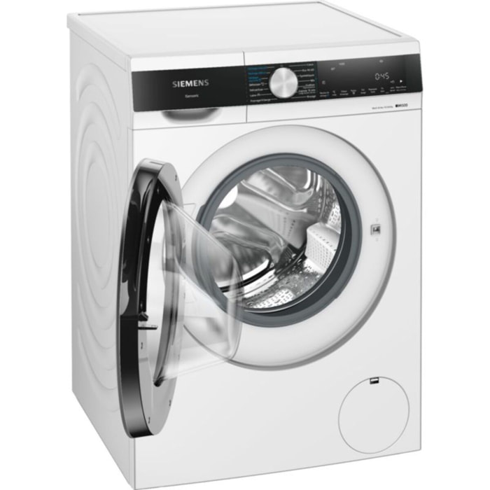 Lave linge séchant hublot SIEMENS WN54G200FR - 10,5/6 kg - 1400 tr/min - Classe D - Moteur induction - iQ500