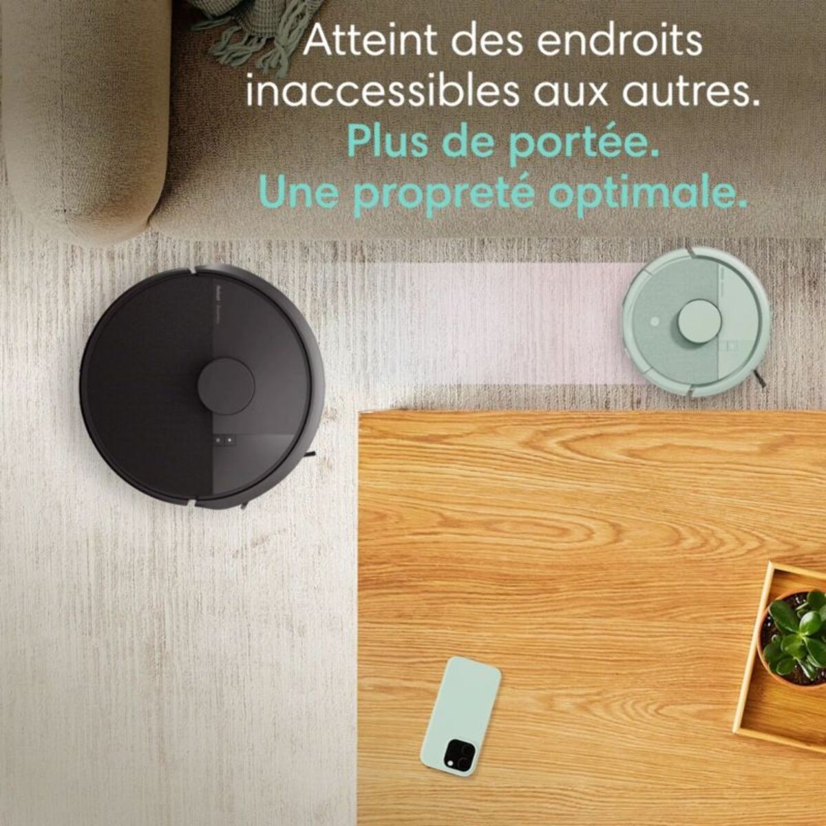 Robot Aspirateur Laveur IROBOT Roomba Mini Mint F155440