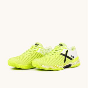MUNICH PADX PADEL 62 Zapatillas de Pádel Amarillo Flúor y Blanco