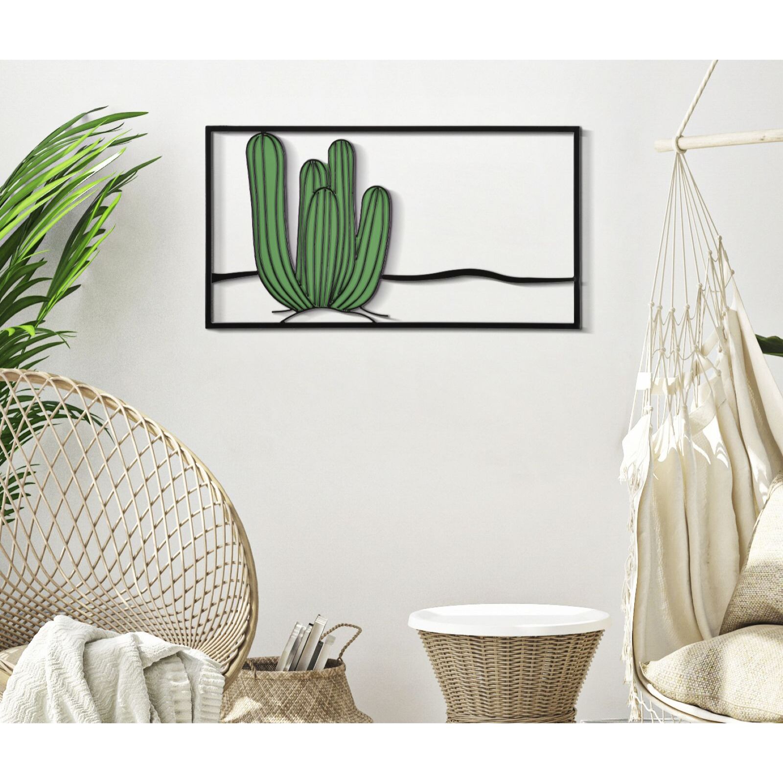 PANNELLO DA MURO CACTUS CM 60X1,3X33
