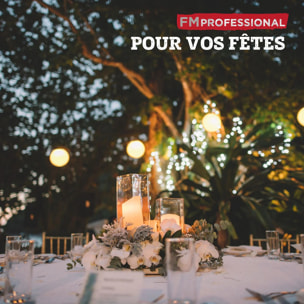 Lot de 12 salières/poivrières FM Professional