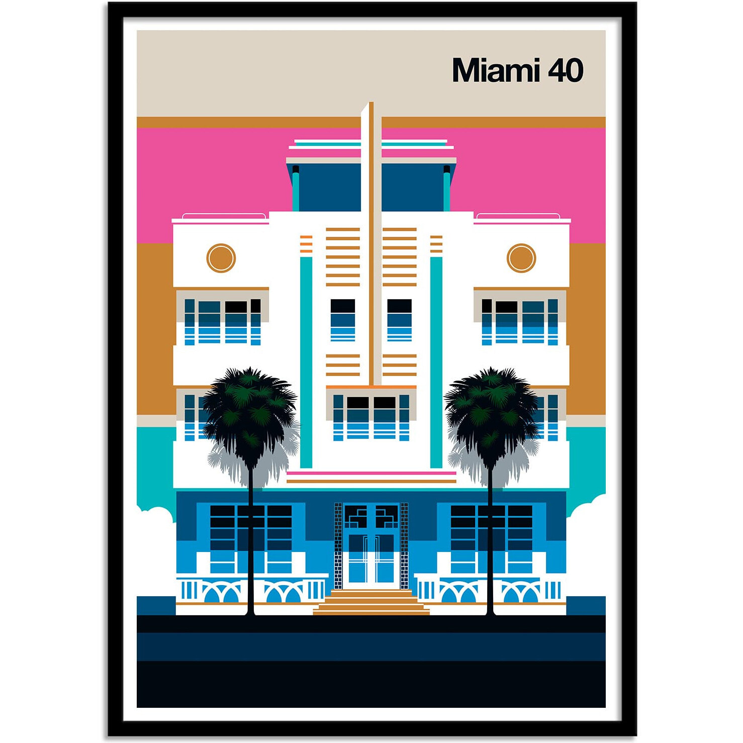 Affiche - Miami 40 - Bo Lundberg