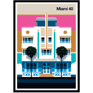 Affiche - Miami 40 - Bo Lundberg