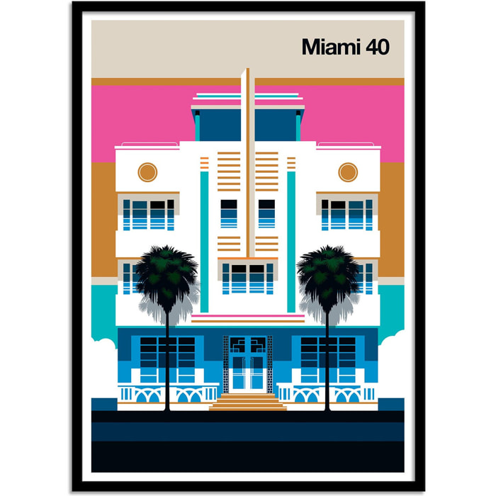 Affiche - Miami 40 - Bo Lundberg