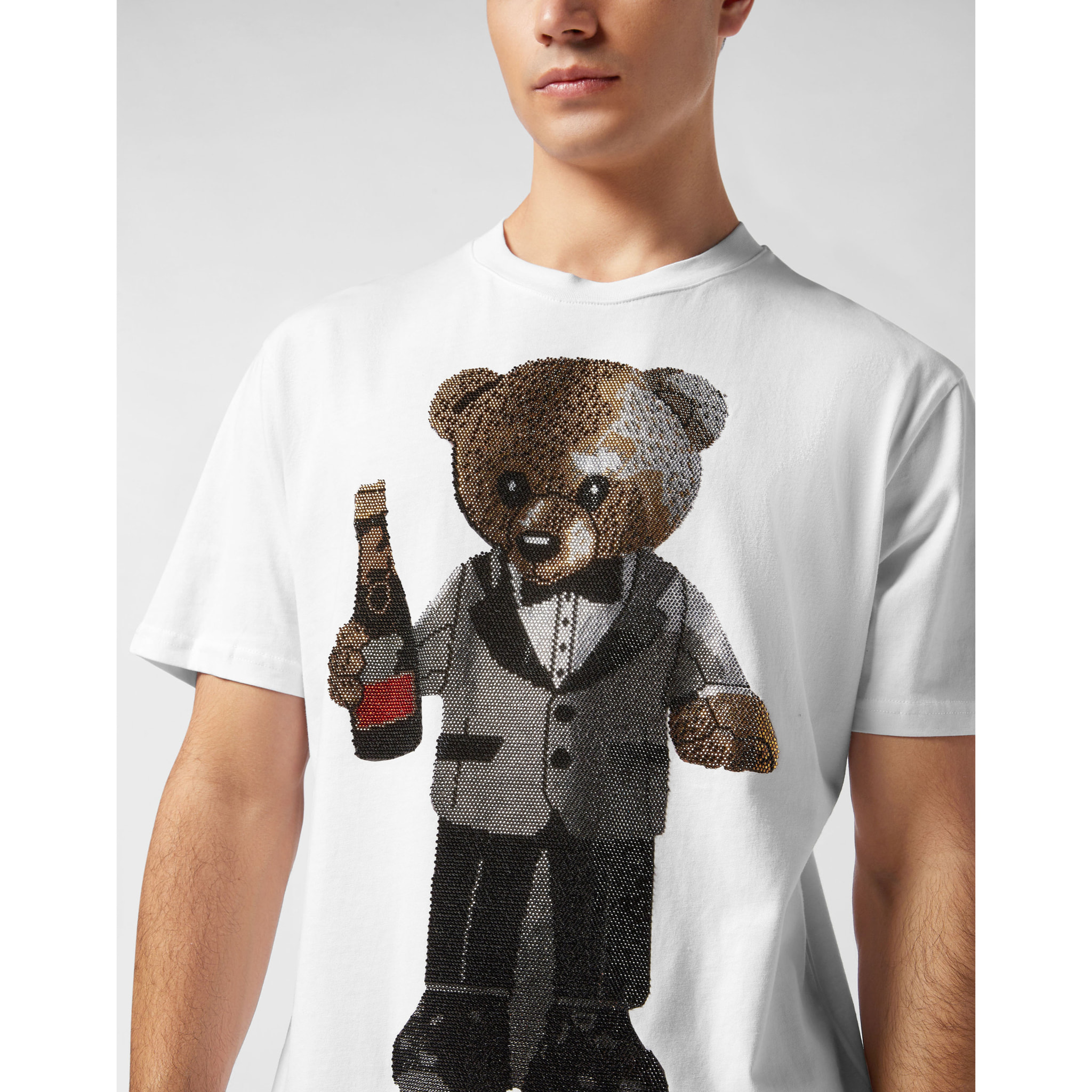 PHILIPP PLEIN T-shirt girocollo a maniche corte TEDDY