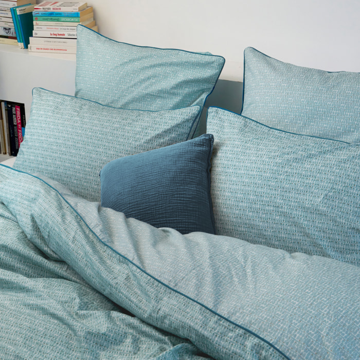 Housse de coussin en gaze de coton, SIMPLEMENT GAUFRÉ