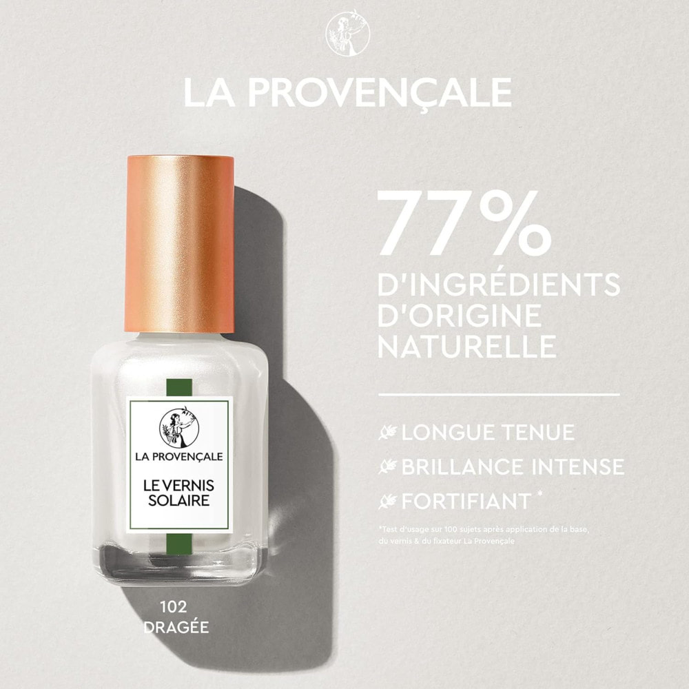 La Provençale Le Vernis Solaire Vernis à Ongles Longue Tenue Dragée