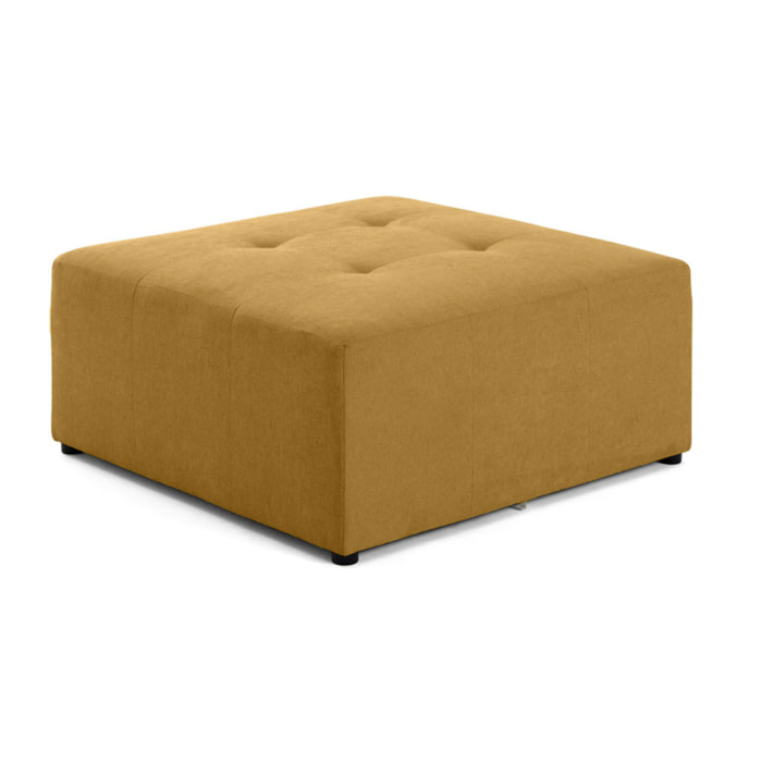 Amalfi - pouf modulable - en tissu - Jaune