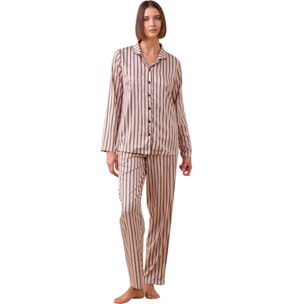 Pigiama donna in raso articolo poule. Noidinotte