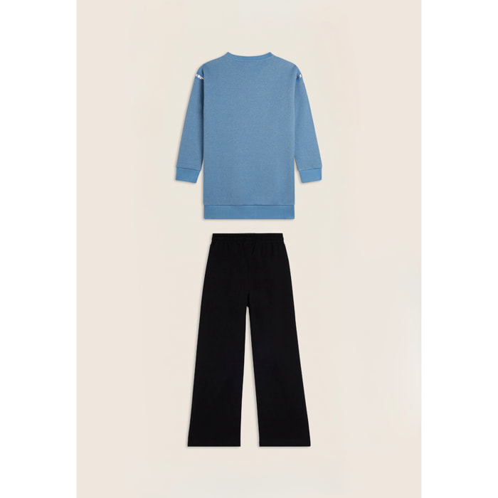 Pantaloni sportivi Bambina gamba ampia con spacchi laterali