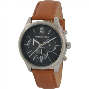 Orologio Uomo MICHAEL KORS BENNING Pelle Marrone Nero