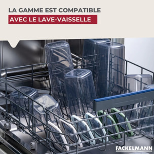 Lot de 2 Boîtes à Provisions 1,75 Litre Fackelmann Storage
