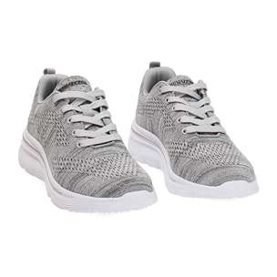 Zapatillas de tela gris