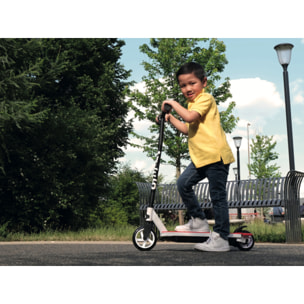 Trottinette Électrique Enfant UrbanGlide Ride 55 Bleu LED – 30W, 10 km/h, Batterie 12V 5Ah, Autonomie 40 min, 3-8 ans