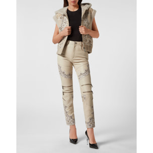 PHILIPP PLEIN Chaleco de piel PAISLEY