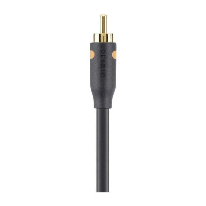 Câble RCA BELKIN coaxiale M/M 2m Noir/Or F3Y096bf