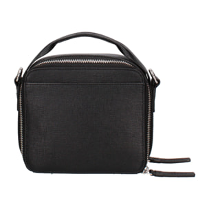 Borsa a spalla da uomo In Vera pelle Made in Italy 16,5x18x8,5 cm