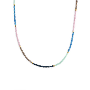 Collier Dye Dots Bruma Acier Plaqué Or