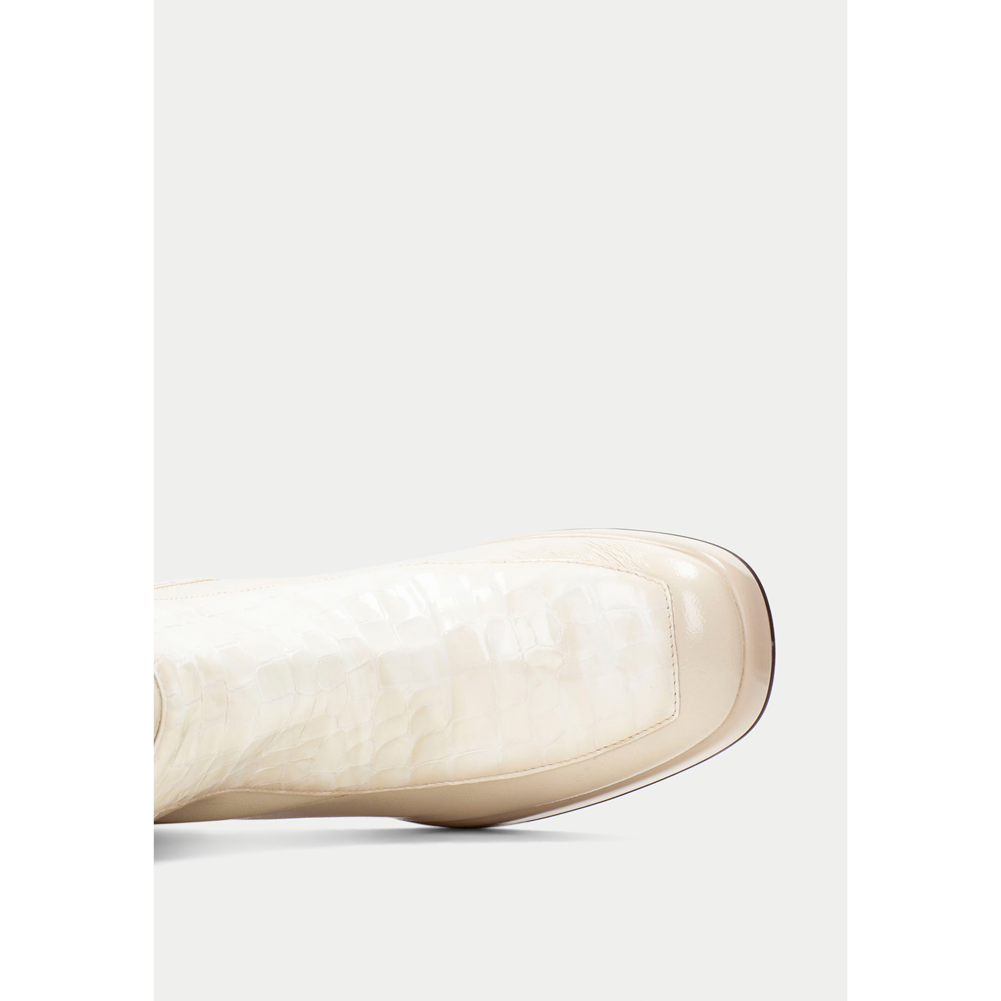 Botin Tokio Marfil beig 7 cm