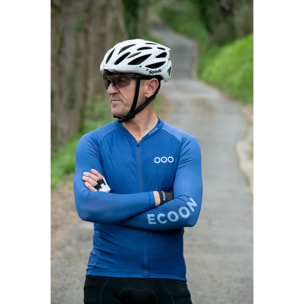 Maillot de manga larga ECOON modelo Tourmalet Men en color Azul