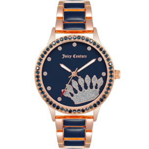 Reloj Juicy Couture JC1334RGNV Mujer Analogico Cuarzo con Correa de Metal