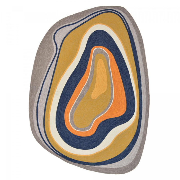 Tapis extérieur tissé kilim rectangle KAFI