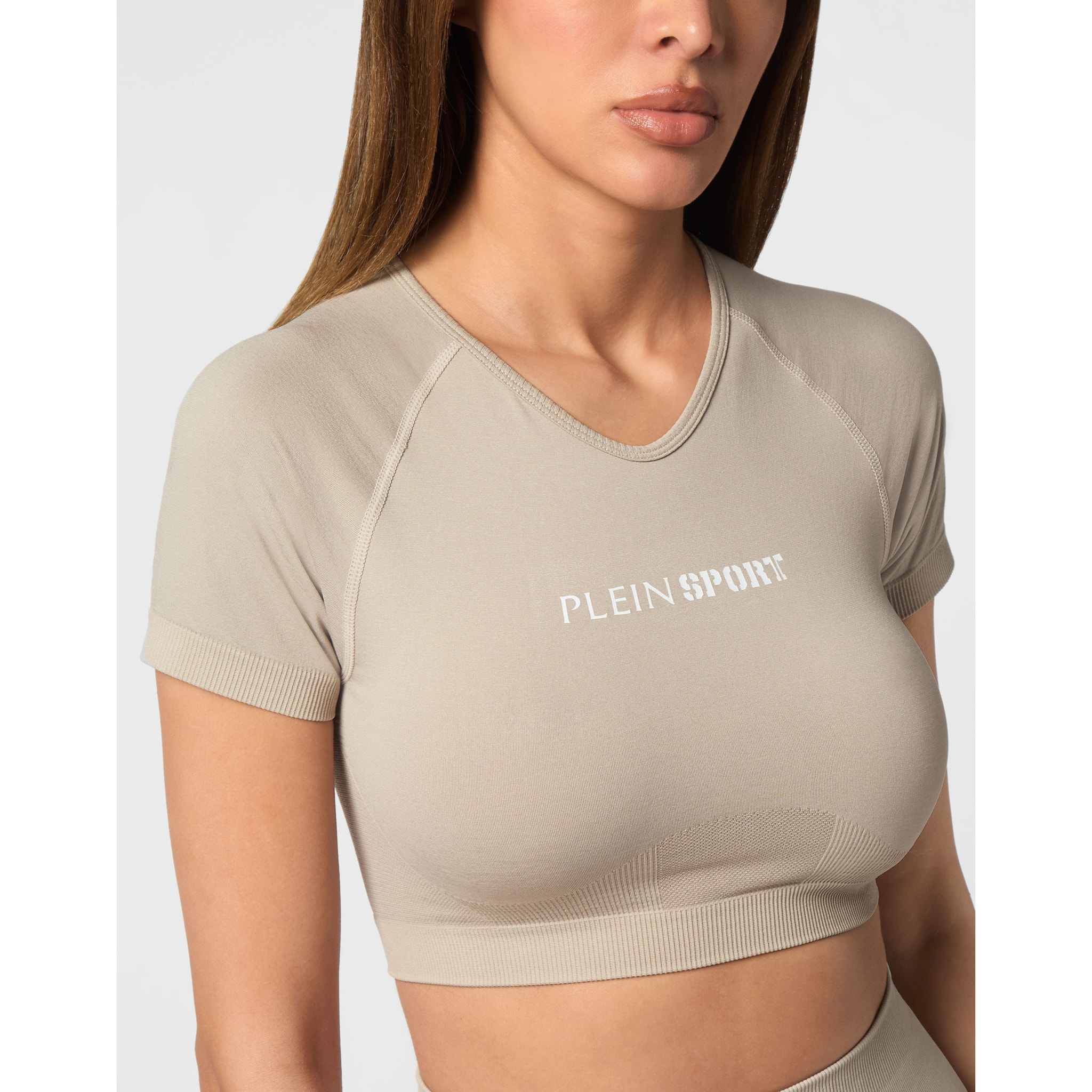 PLEIN SPORT Maglietta con scollo a V