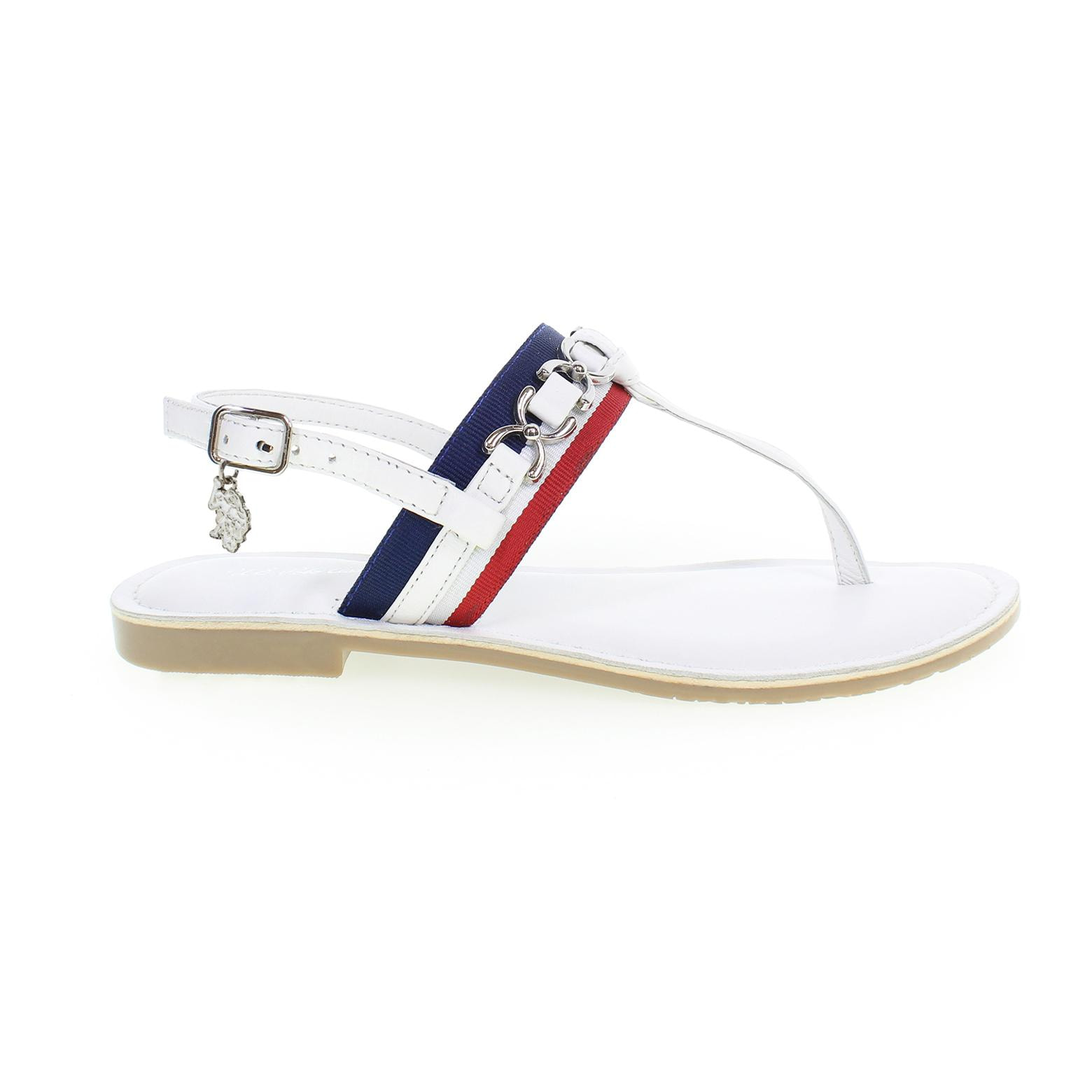 Sandali U.S. Polo Assn White Red