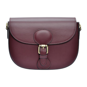 Borsa a spalla Anna Luchini Bordeaux