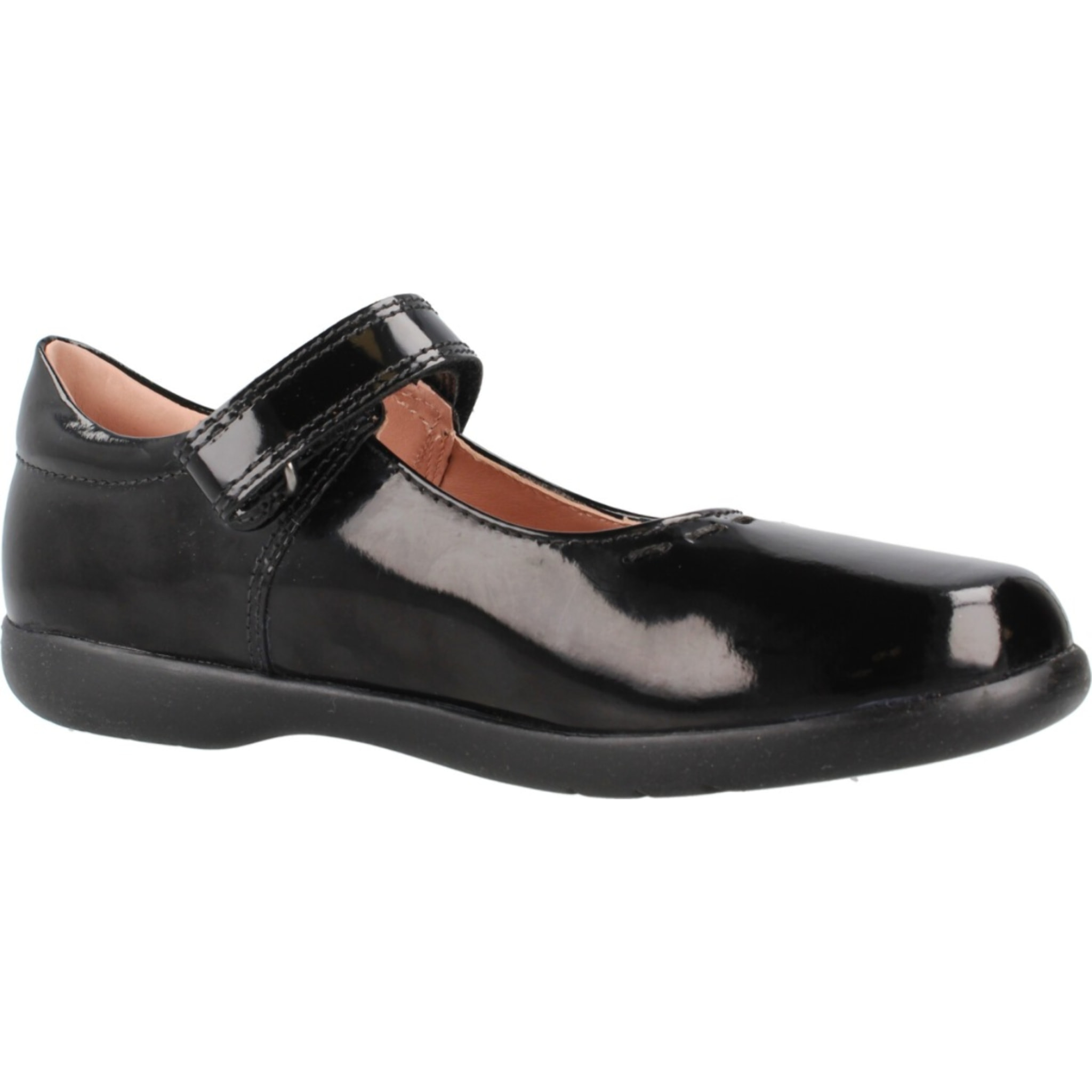 Colegiales Niña de la marca GEOX  modelo J NAIMARA GIRL NEGRO