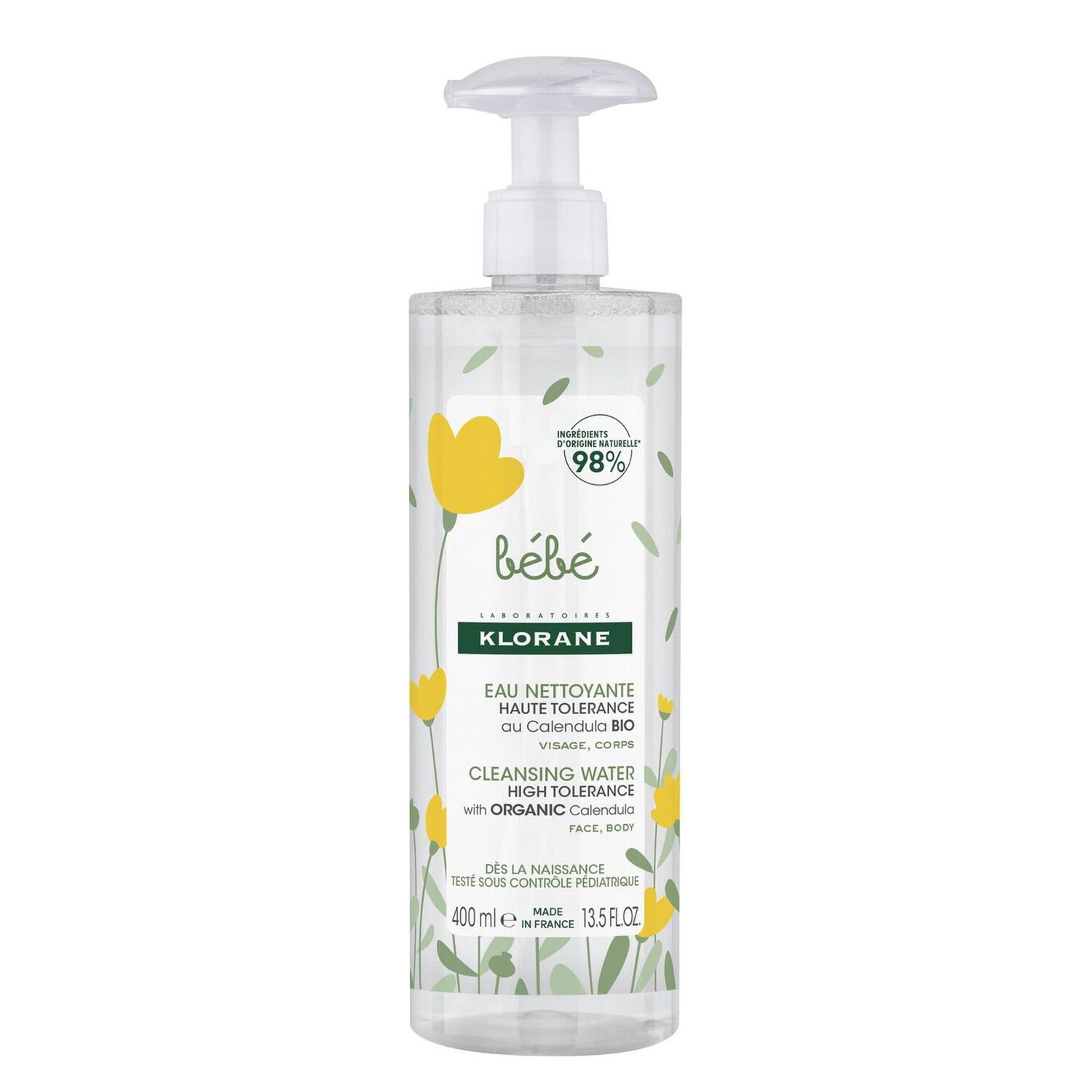 Bébé - Eau Nettoyante Haute Tolerance 400 ml