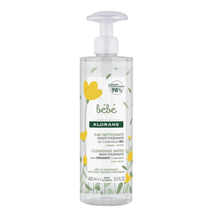 Bébé - Eau Nettoyante Haute Tolerance 400 ml