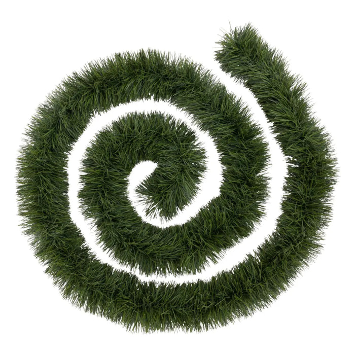 Guirlande boa longue 20cmx5 m 6 plis vert