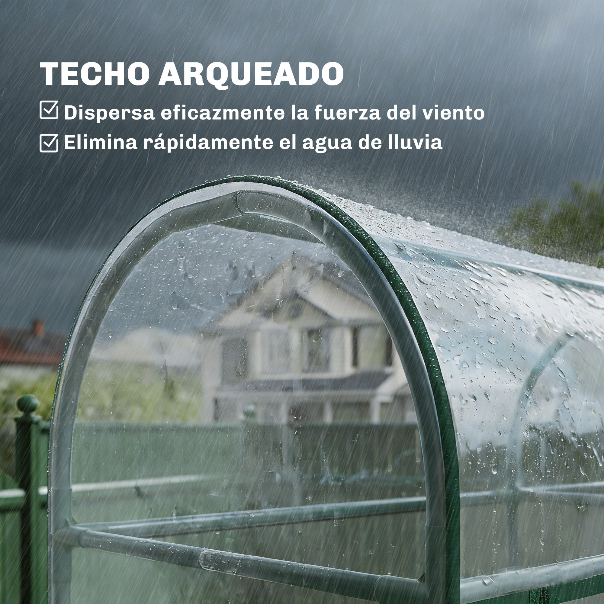 Invernadero Pequeño de 3 Niveles, Invernadero de Exterior con 2 Puertas Enrollables, Marco de Acero y Cubierta de Plástico Anti-UV para Cultivar Plantas, Flores, 143x46x164 cm, Transparente