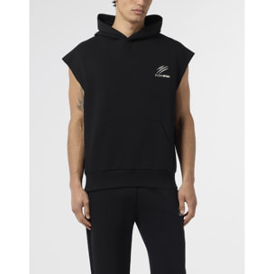 PLEIN SPORT Pique Hoodie Vest Icon