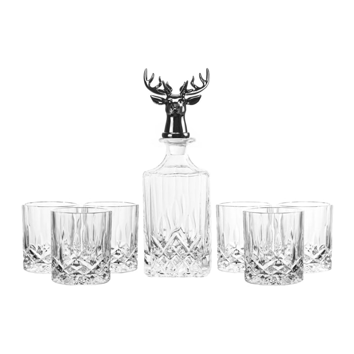 Set 7 Piezas Whisky Cristal 720 Ml