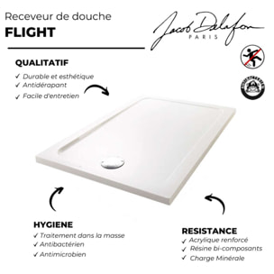 Receveur antidérapant Flight Low extra plat