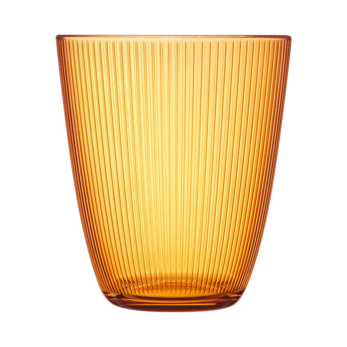 6 bicchieri da acqua marroni 31cl Concepto Stripy Amber - Luminarc